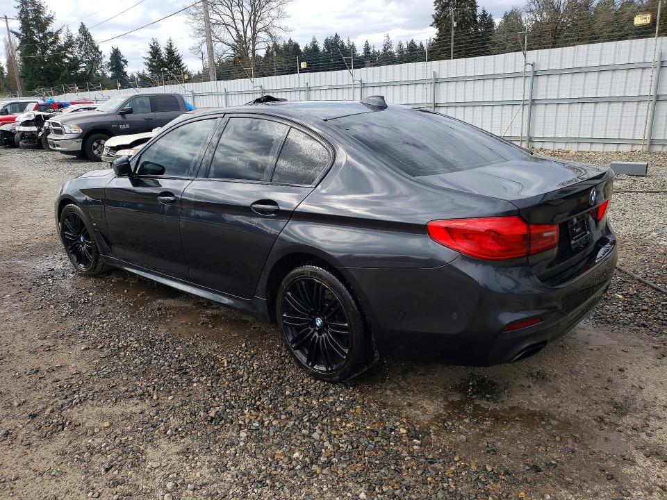 2020 BMW 5er VIN WBAJA9C00LCD06815 COPART salvage auction — MECHANICAL, Tx - Certificate Of Title, sold $8,100 on 2026-07-16 (photo 2)