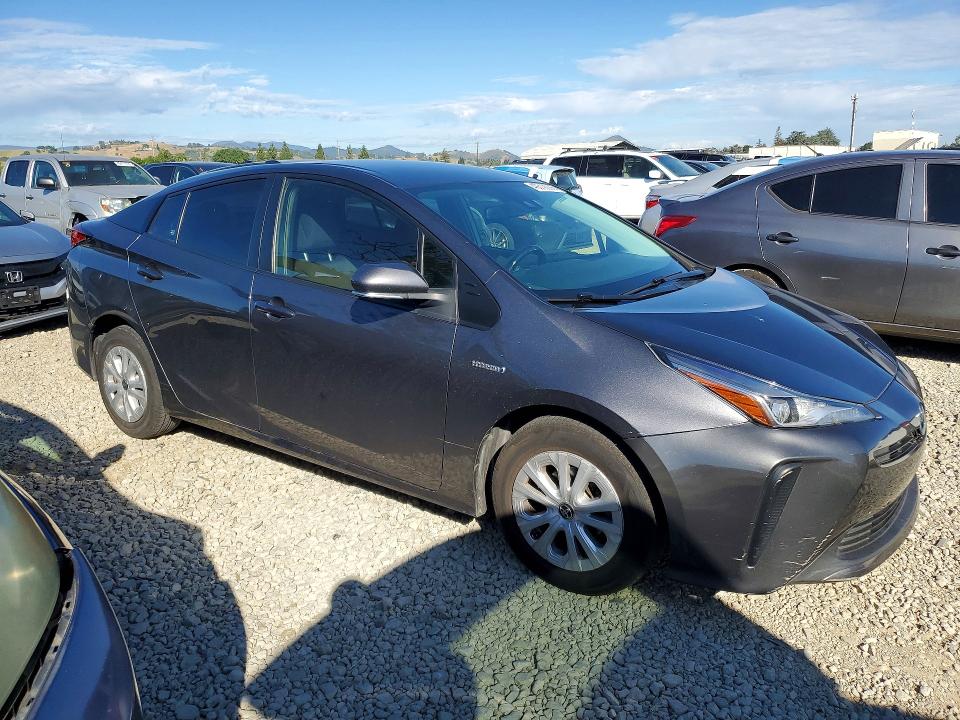 2022 Toyota Prius VIN JTDKAMFU4N3167703 COPART salvage auction — REAR END, Ca - Salvage Certificate, sold $60 on 2026-07-28 (photo 4)