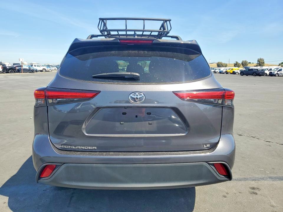 2023 Toyota Highlander VIN 5TDKDRAH6PS509734 COPART salvage auction — BURN, Ca - Salvage Certificate, sold $15,200 on 2026-07-13 (photo 6)