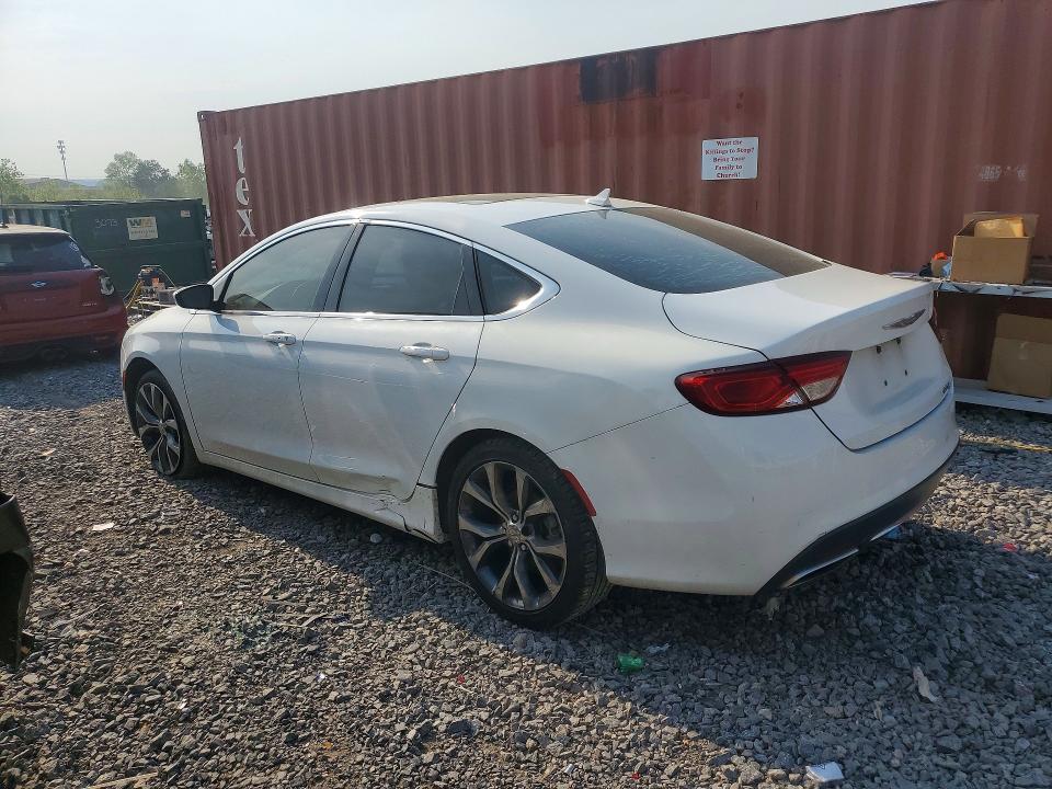 2015 Chrysler VIN 1C3CCCCGXFN662067 COPART salvage auction — REAR END, Al - Certificate Of Title, sold $350 on 2026-07-21 (photo 2)