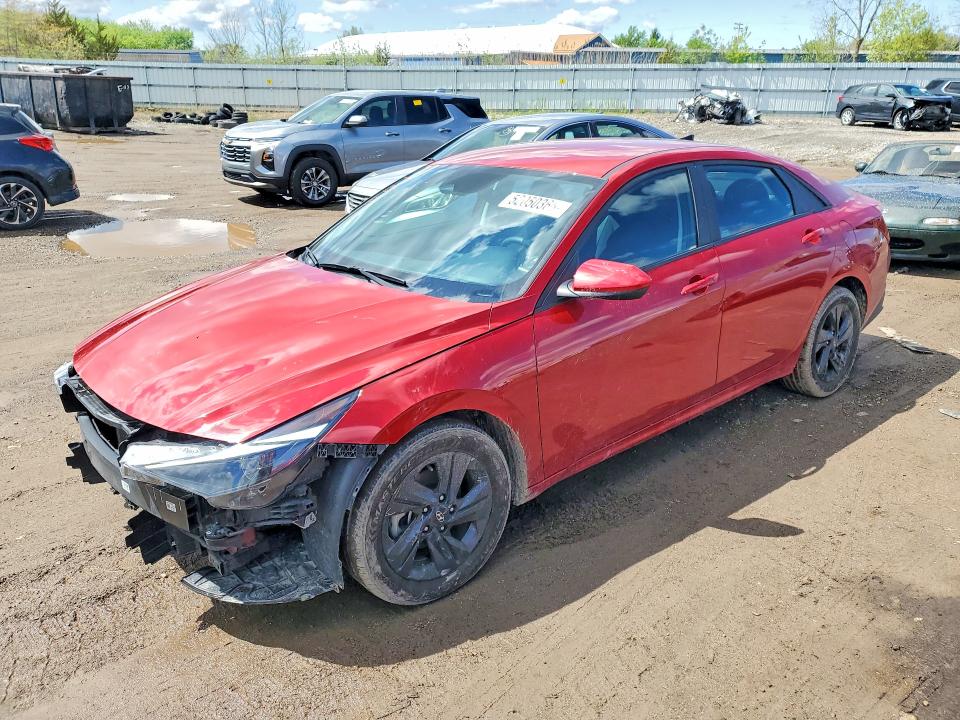 2023 Hyundai Elantra VIN KMHLM4AJXPU058311 COPART salvage auction — FRONT END, Oh - Cert Of Title-Salvage, sold $3,700 on 2026-07-02 (photo 1)