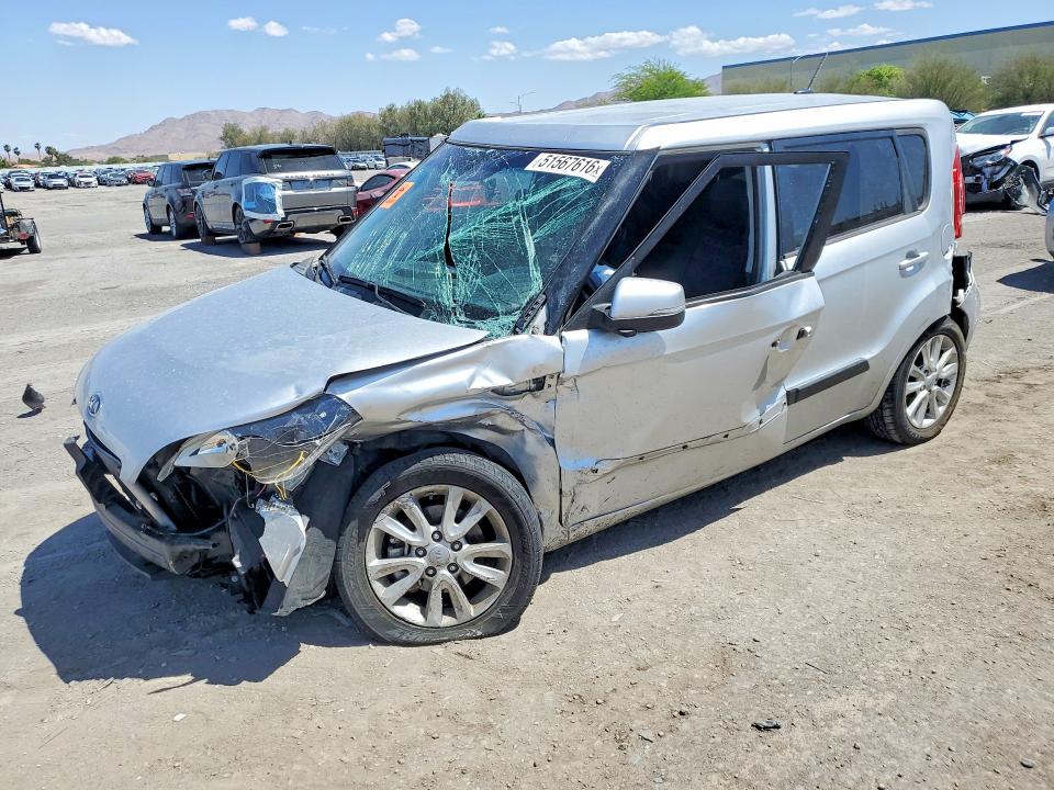 2012 Kia Soul VIN KNDJT2A62C7372039 COPART salvage auction — FRONT END, NV - SALVAGE TITLE, sold $400 on 2026-07-02 (photo 1)