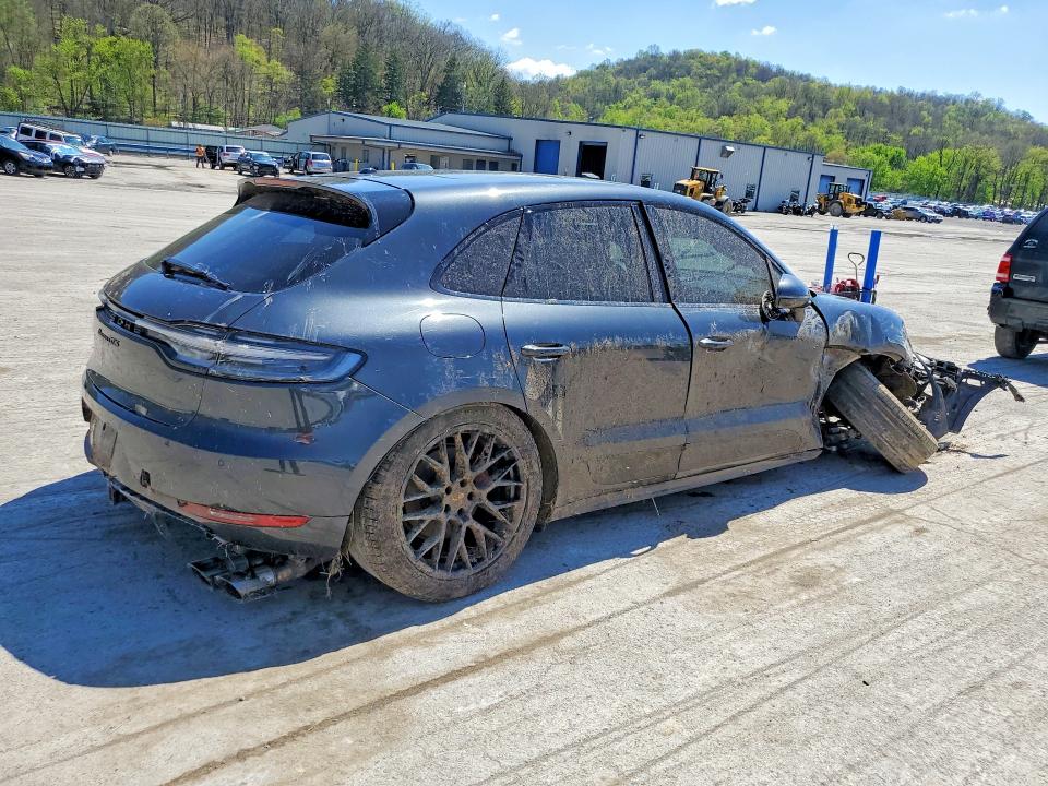 2021 Porsche Macan VIN WP1AG2A54MLB51965 COPART salvage auction — FRONT END, Oh - Cert Of Title-Salvage, sold $14,500 on 2026-07-09 (photo 3)