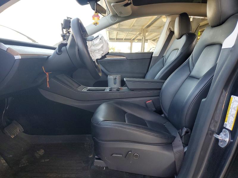 2024 Tesla Model y VIN 7SAYGAEE8RF100115 COPART salvage auction — FRONT END, Ca - Salvage Certificate, sold $12,200 on 2026-07-14 (photo 7)