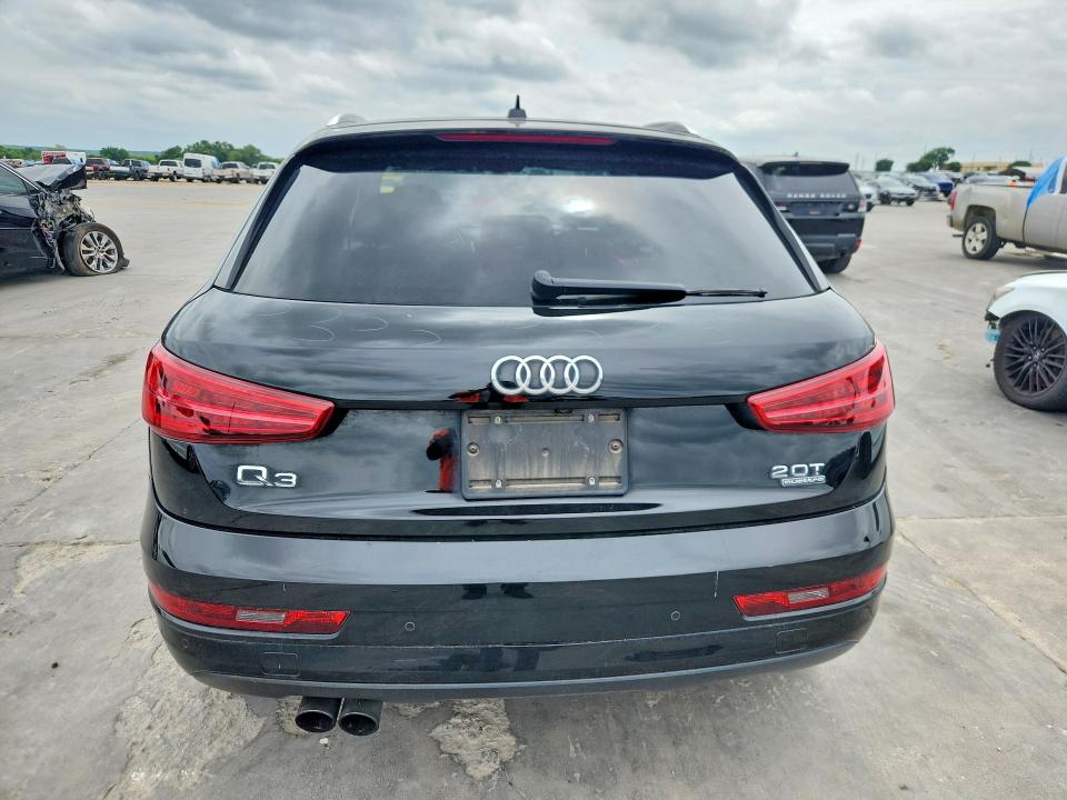 2018 Audi Q3 VIN WA1JCCFS1JR016222 COPART salvage auction — HAIL, Tx - Certificate Of Title, sold $2,900 on 2026-07-02 (photo 6)
