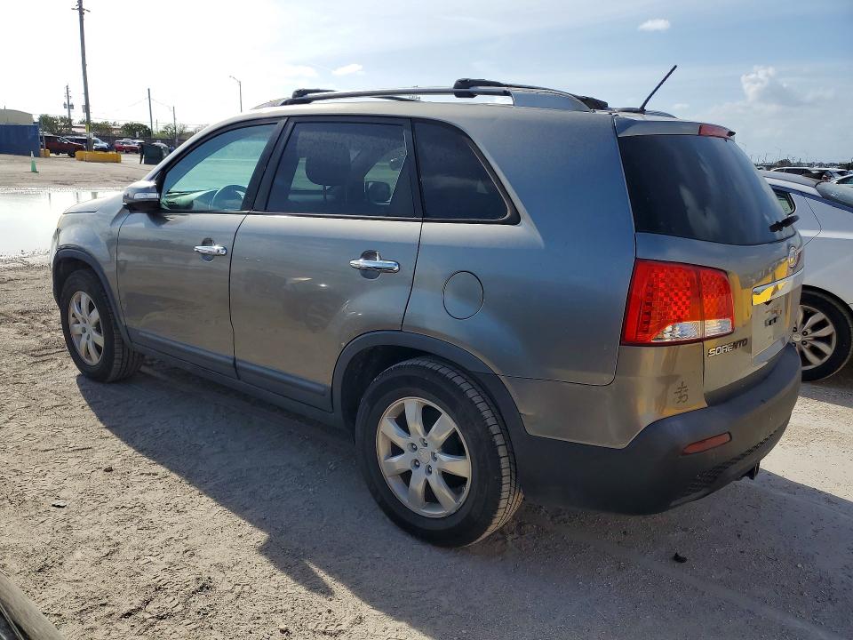 2012 Kia Sorento VIN 5XYKT3A63CG206447 COPART salvage auction — MECHANICAL, Fl - Certificate Of Title, sold $975 on 2026-07-29 (photo 2)
