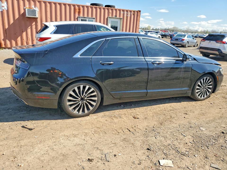 2018 Lincoln Mkz VIN 3LN6L5KU1JR607813 COPART salvage auction — FRONT END, IL, sold $725 on 2026-07-09 (photo 3)