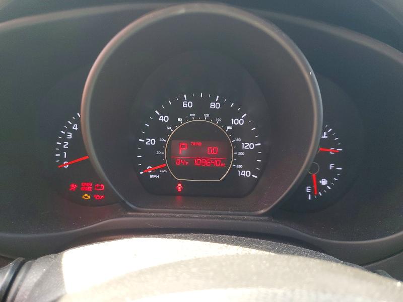 2015 Kia Soul VIN KNDJN2A28F7805293 COPART salvage auction — VANDALISM, Ca - Salvage Certificate, sold $900 on 2026-07-15 (photo 9)