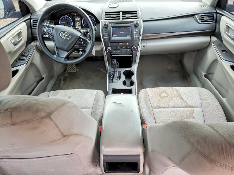2016 Toyota Camry VIN 4T4BF1FK8GR582343 COPART salvage auction — REAR END, Il - Salvage Certificate, sold $1,600 on 2026-07-09 (photo 8)