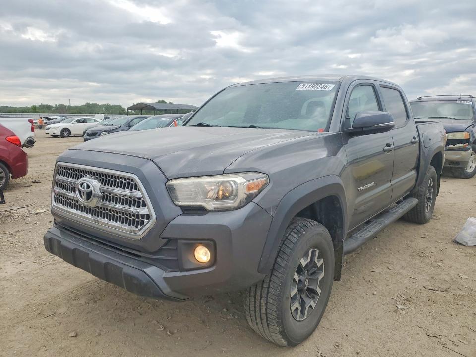 2017 Toyota Tacoma VIN 3TMCZ5AN2HM108218 COPART salvage auction — REAR END, Ks - Cert Of Title-Salvage, sold $10,700 on 2026-07-09 (photo 1)