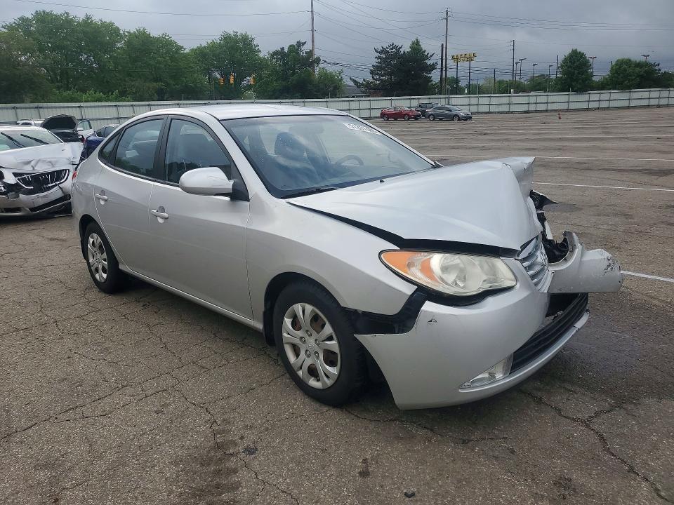 2010 Hyundai Elantra VIN KMHDU4AD0AU865779 COPART salvage auction — FRONT END, OH - CERT OF TITLE-SALVAGE, sold $300 on 2026-07-10 (photo 4)