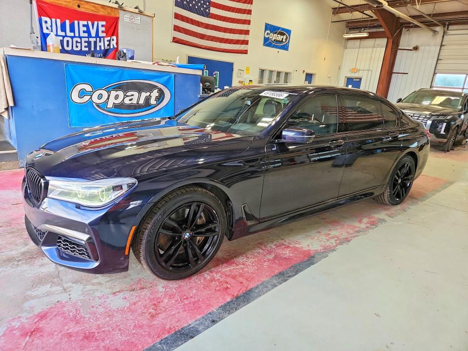 2017 BMW 7er VIN WBA7F2C58HG422064 COPART salvage auction — MECHANICAL, Oh - Certificate Of Title, sold $4,250 on 2026-07-28 (photo 1)