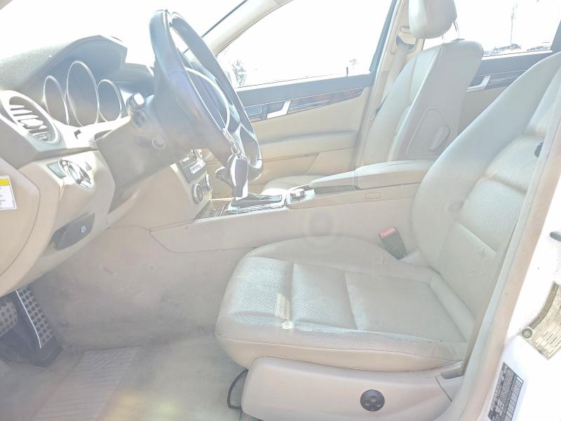 2013 Mercedes-benz C-klasse VIN WDDGF4HBXDR276249 COPART salvage auction — FRONT END, Salvage Title, sold $1,800 on 2026-08-17 (photo 7)