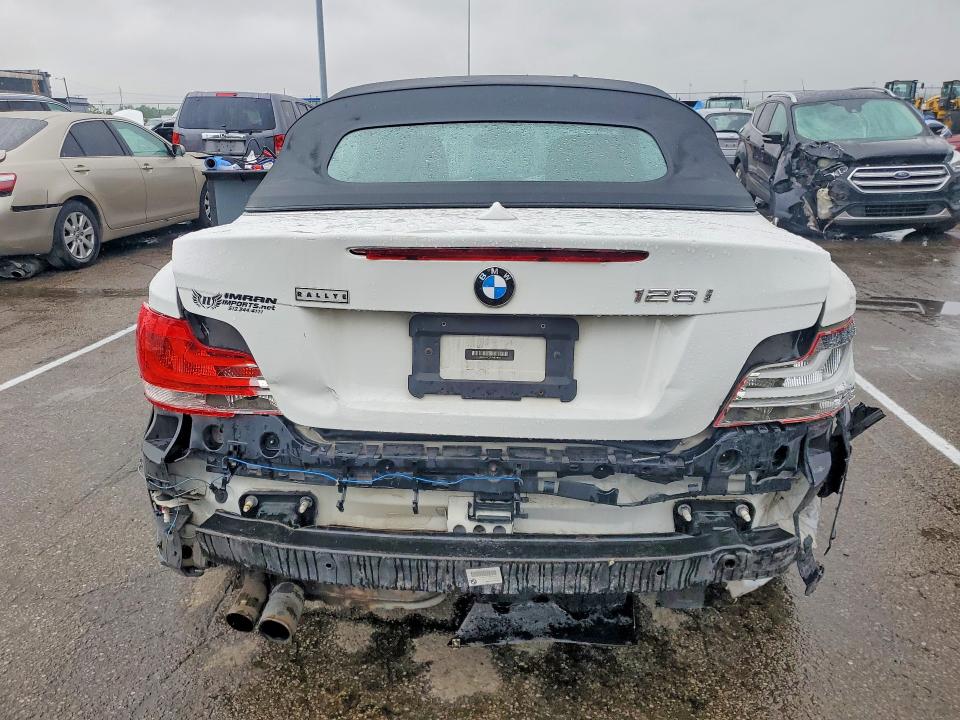 2013 BMW 1er VIN WBAUN1C54DVR00891 COPART salvage auction — REAR END, Oh - Cert Of Title-Salvage, sold $800 on 2026-07-17 (photo 6)