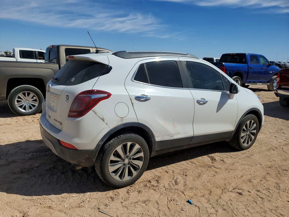 2018 Buick Encore VIN KL4CJGSB8JB691554 COPART salvage auction — SIDE, TX - SALVAGE VEHICLE TITLE (P), sold $15 on 2026-07-29 (photo 3)