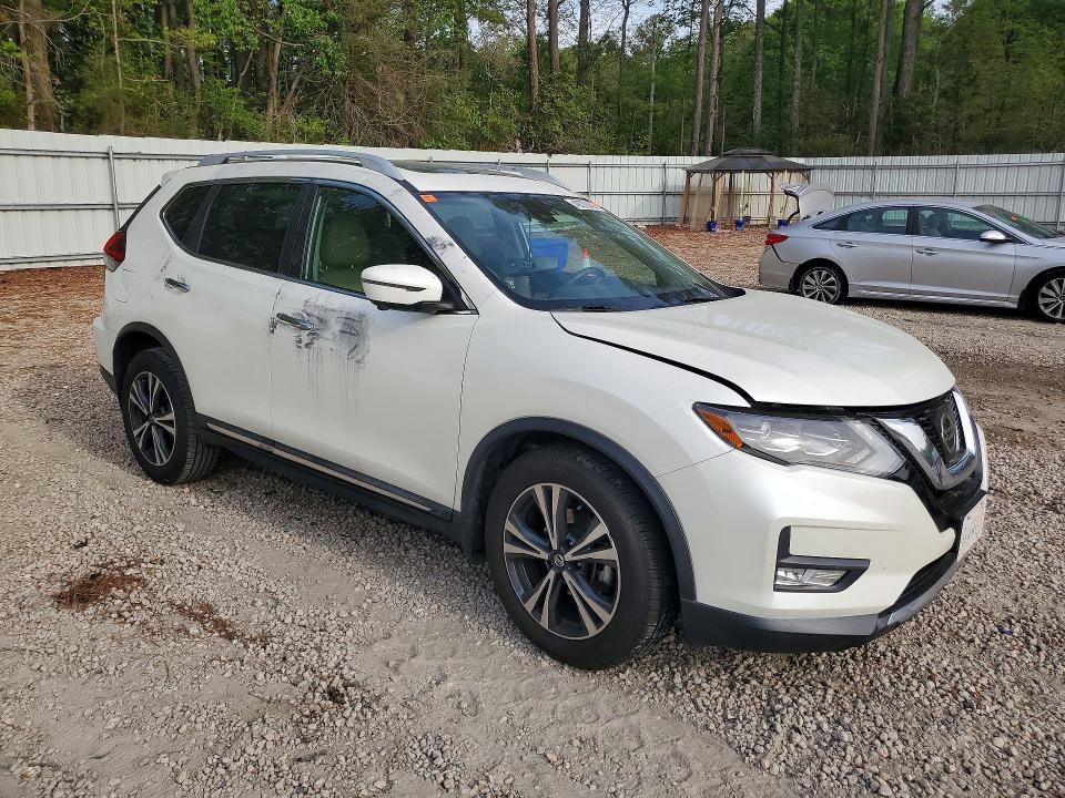 2017 Nissan Rogue VIN 5N1AT2MT0HC888895 COPART salvage auction — FRONT END, Nc - Salvage Certificate Of Title, sold $3,250 on 2026-07-10 (photo 4)