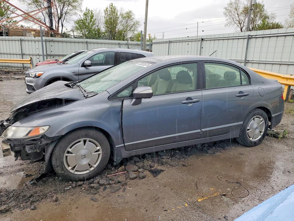 2010 Honda Civic VIN JHMFA3F28AS006098 COPART salvage auction — FRONT END, In - Cert Of Title-Salvage Title, sold $350 on 2026-07-13 (photo 1)
