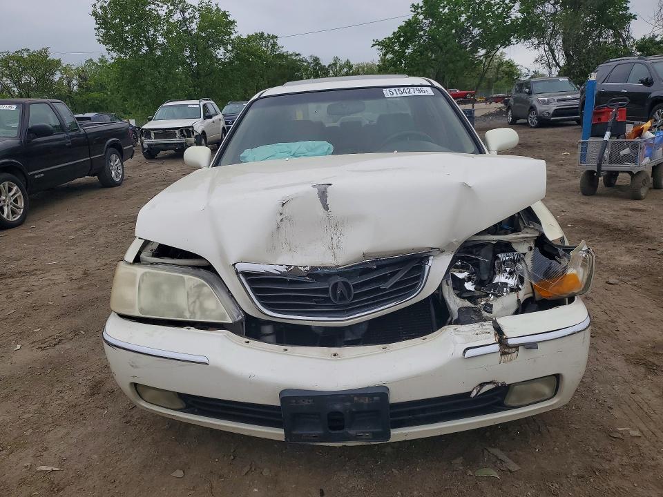2001 Acura Rl VIN JH4KA96621C002353 COPART salvage auction — FRONT END, Md - Cert Of Salvage > 75% Damage, sold $125 on 2026-07-28 (photo 5)