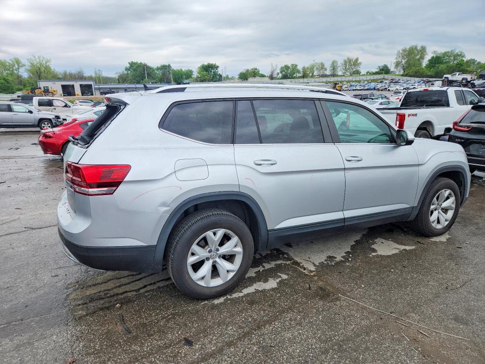 2018 Volkswagen Atlas VIN 1V2CR2CA2JC574861 COPART salvage auction — REAR END, Mo - Salvage Certificate Of Title, sold $5,700 on 2026-07-10 (photo 3)