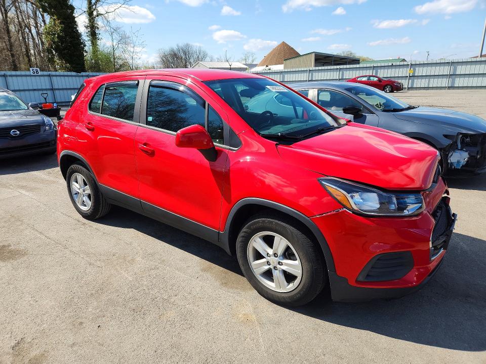 2020 Chevrolet Trax VIN KL7CJKSB8LB344704 COPART salvage auction — FRONT END, Nj - Cert Of Title-Salvage, sold $525 on 2026-07-28 (photo 4)