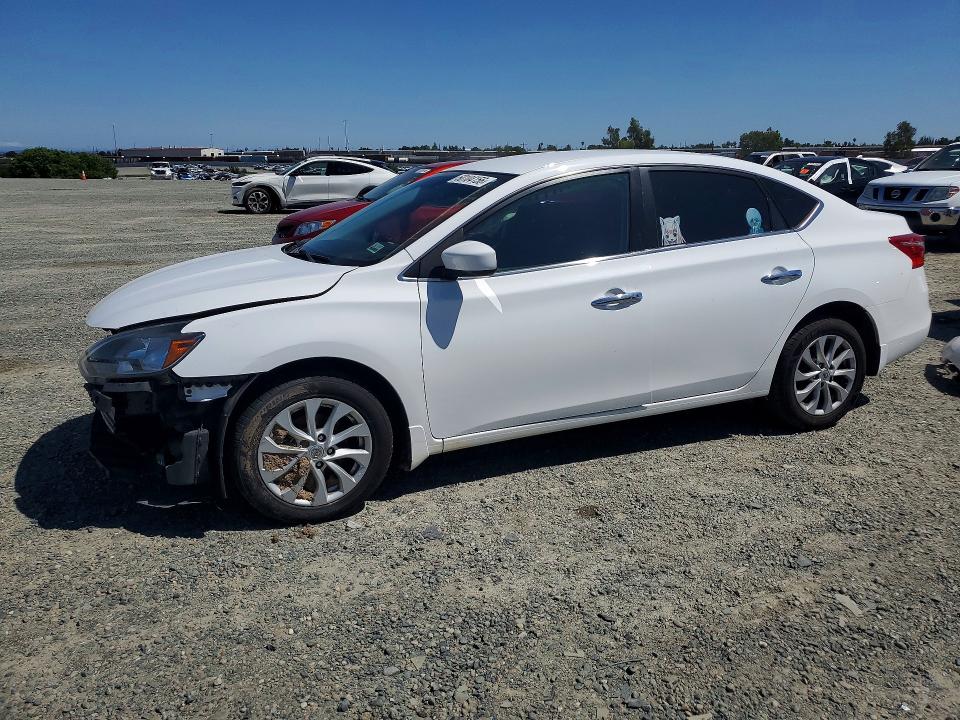 2019 Nissan Sentra VIN 3N1AB7AP6KY361036 COPART salvage auction — FRONT END, Ca - Salvage Certificate, sold $2,150 on 2026-07-09 (photo 1)
