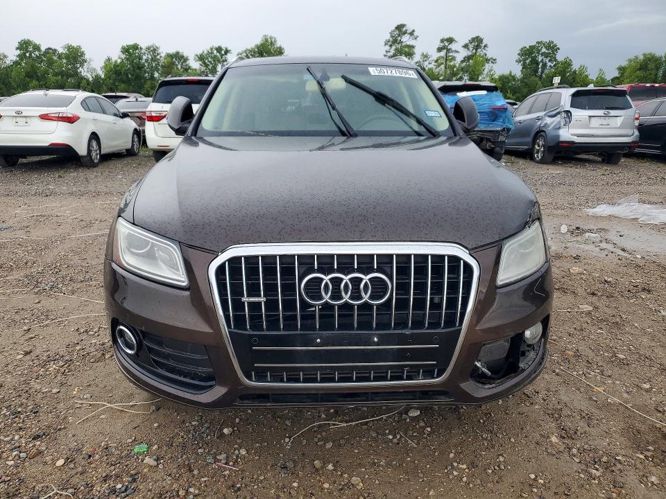 2014 Audi Q5 VIN WA1LFAFP9EA019230 COPART salvage auction — FRONT END, Tx - Salvage Vehicle Title, sold $1,050 on 2026-07-24 (photo 5)