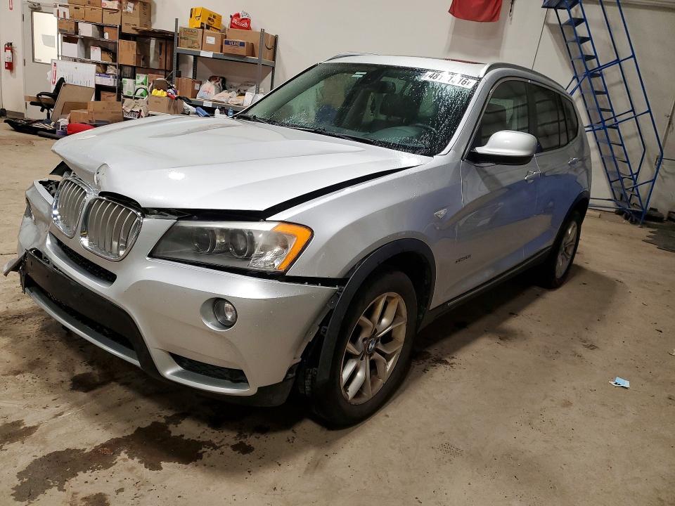 2011 BMW X3 VIN 5UXWX5C51BL714214 COPART salvage auction — FRONT END, On - Permit Salvage, sold $850 on 2026-07-09 (photo 1)