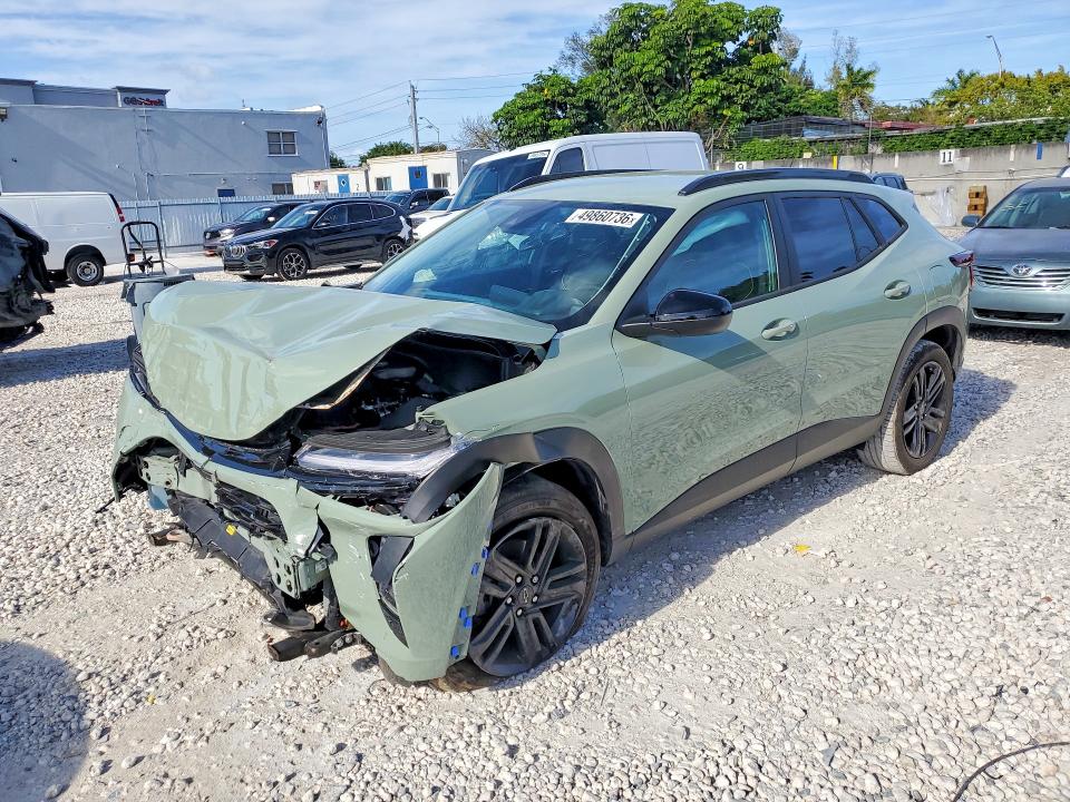 2024 Chevrolet Trax VIN KL77LKE21RC095608 COPART salvage auction — FRONT END, Fl - Cert Of Title Slvg Rebuildable, sold $4,400 on 2026-07-03 (photo 1)