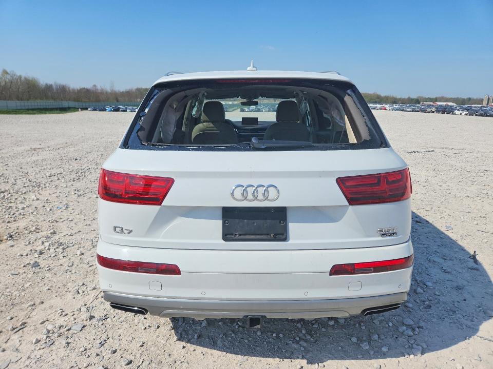 2017 Audi Q7 VIN WA1LAAF72HD005042 COPART salvage auction — FRONT END, Mi - Certificate Of Title, sold $3,200 on 2026-07-09 (photo 6)
