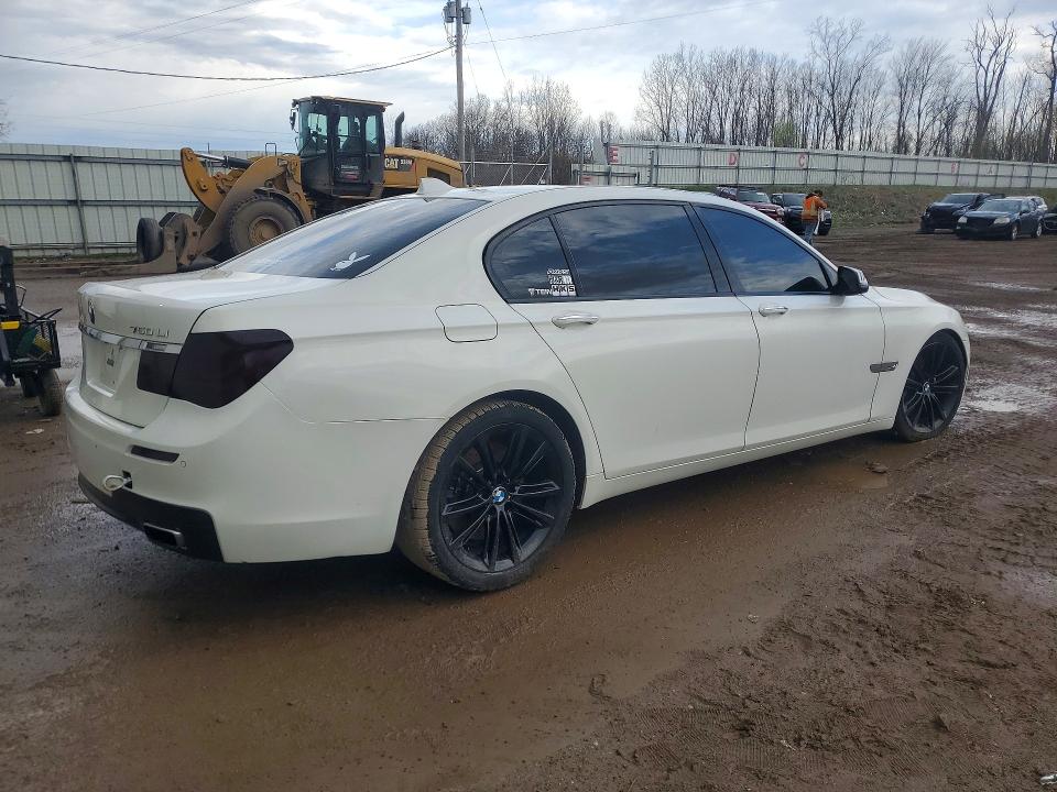 2014 BMW 7 series VIN WBAYE8C59ED135551 COPART salvage auction — UNDERCARRIAGE, Mi - Certificate Of Title, sold $1,650 on 2026-07-22 (photo 3)