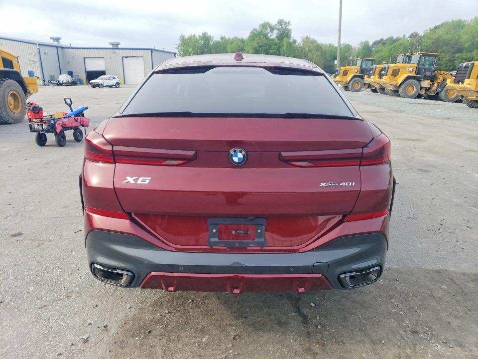 2026 BMW X6 VIN 5UX33EX08T9056189 COPART salvage auction — FRONT END, Nc - Salvage Certificate Of Title, sold $17,000 on 2026-07-23 (photo 6)