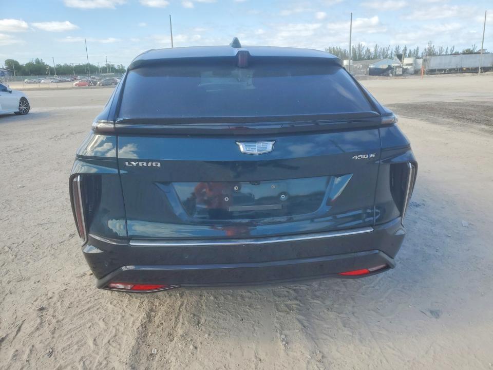 2024 Cadillac Lyriq VIN 1GYKPMRK7RZ138332 COPART salvage auction — FRONT END, Fl - Cert Of Title Slvg Rebuildable, sold $11,500 on 2026-07-09 (photo 6)