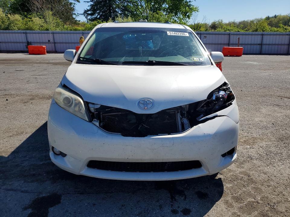 2012 Toyota Sienna VIN 5TDYK3DCXCS256117 COPART salvage auction — FRONT END, Salvage Title, sold $175 on 2026-07-21 (photo 5)