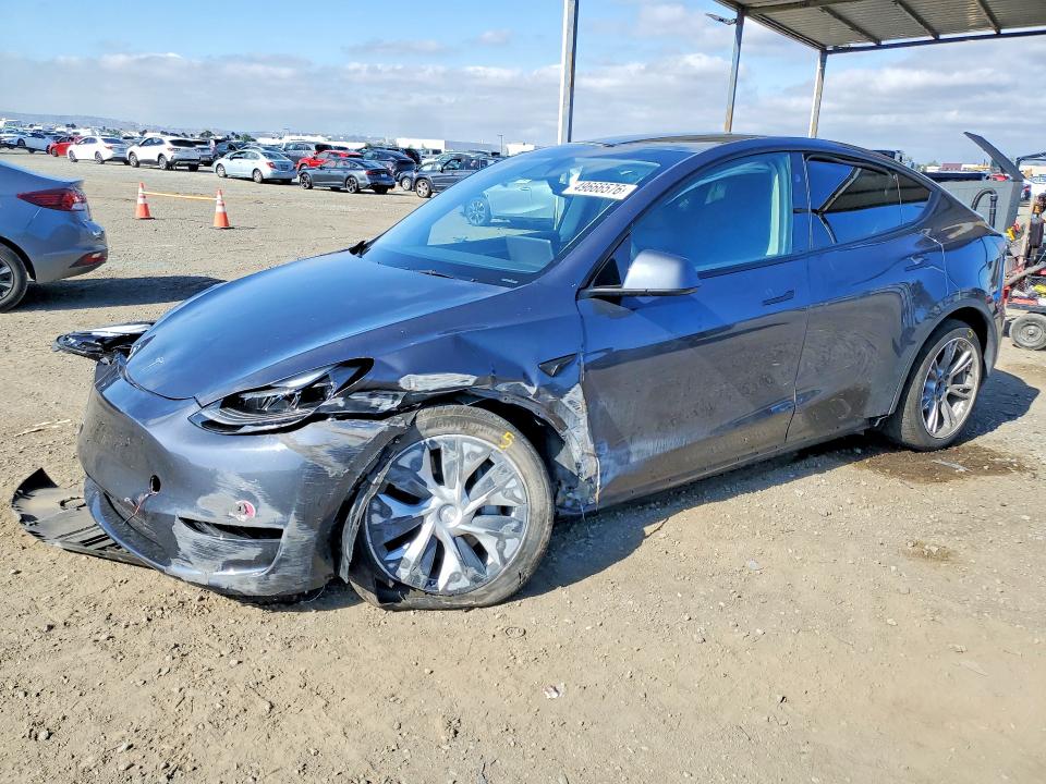 2023 Tesla VIN 7SAYGAEE4PF965449 COPART salvage auction — FRONT END, Ca - Salvage Certificate, sold $7,000 on 2026-07-24 (photo 1)
