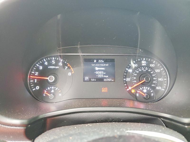 2022 Kia Soul VIN KNDJ23AU1N7183084 COPART salvage auction — FRONT END, Or - Salvage Title Certificate, sold $2,550 on 2026-07-08 (photo 9)