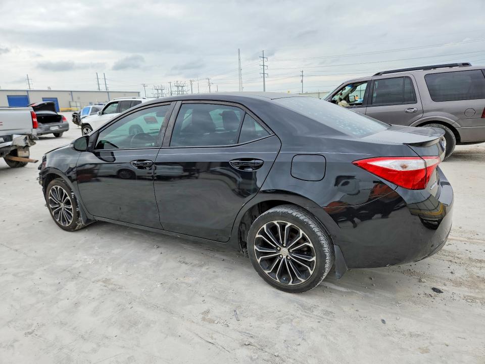 2015 Toyota Corolla VIN 5YFBURHEXFP209441 COPART salvage auction — FRONT END, TX - CERTIFICATE OF TITLE, sold $3,450 on 2026-07-24 (photo 2)