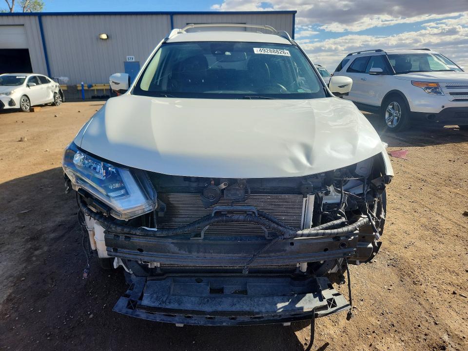 2017 Nissan Rogue VIN JN8AT2MV2HW023905 COPART salvage auction — FRONT END, Nm - Cert Of Title-Salvage, sold $1,950 on 2026-07-20 (photo 5)