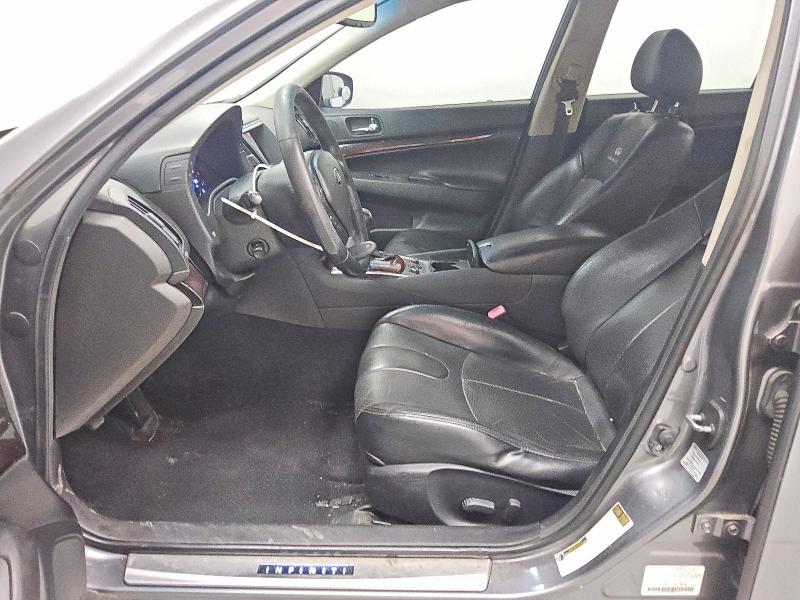 2012 Infiniti G37 VIN JN1CV6AR0CM681047 COPART salvage auction — FRONT END, IN - CERTIFICATE OF TITLE, sold $100 on 2026-07-23 (photo 7)