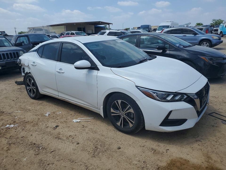 2020 Nissan Sentra VIN 3N1AB8CVXLY257426 COPART salvage auction — REAR END, Tx - Salvage Vehicle Title, sold $4,100 on 2026-07-09 (photo 4)