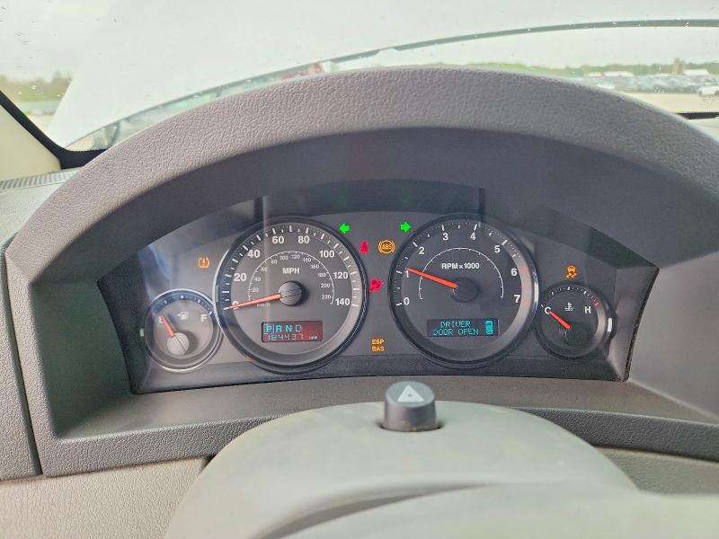 2006 Jeep Cherokee VIN 1J4GR48K66C115382 COPART salvage auction — FRONT END, Mi - Certificate Of Title, sold $450 on 2026-07-09 (photo 9)