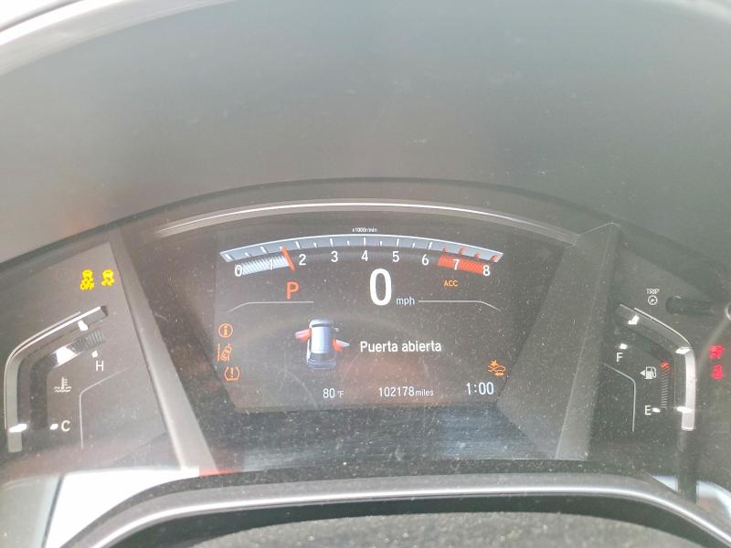 2019 Honda Cr-v VIN 7FARW1H82KE037274 COPART salvage auction — REAR END, Tx - Salvage Vehicle Title, sold $6,400 on 2026-07-24 (photo 9)
