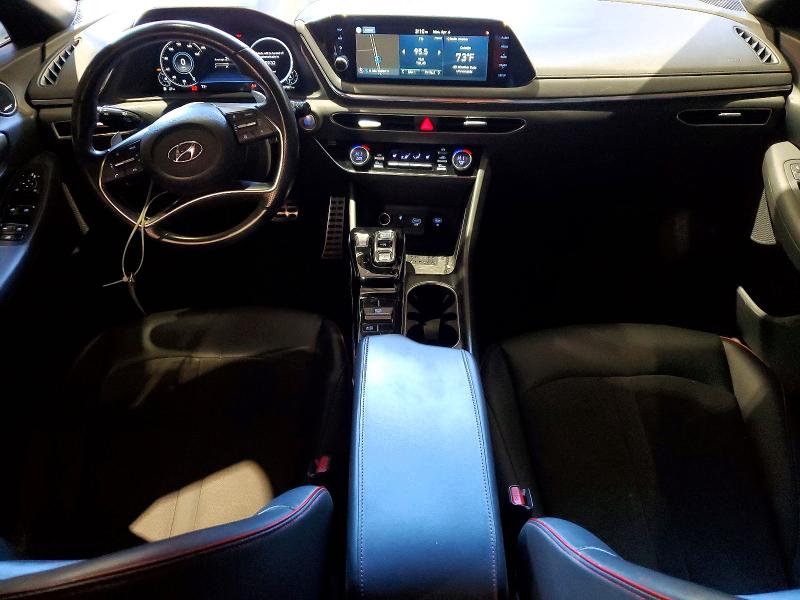2021 Hyundai Sonata VIN 5NPEJ4J20MH066468 COPART salvage auction — FRONT END, Tx - Salvage Vehicle Title, sold $3,350 on 2026-07-06 (photo 8)