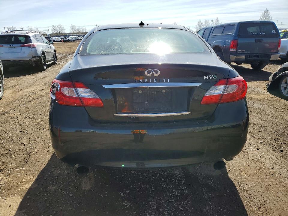 2012 Infiniti M VIN JN1AY1AR7CM580251 COPART salvage auction — SIDE, Ab - Bos - Salvage, sold $1,250 on 2026-07-21 (photo 6)