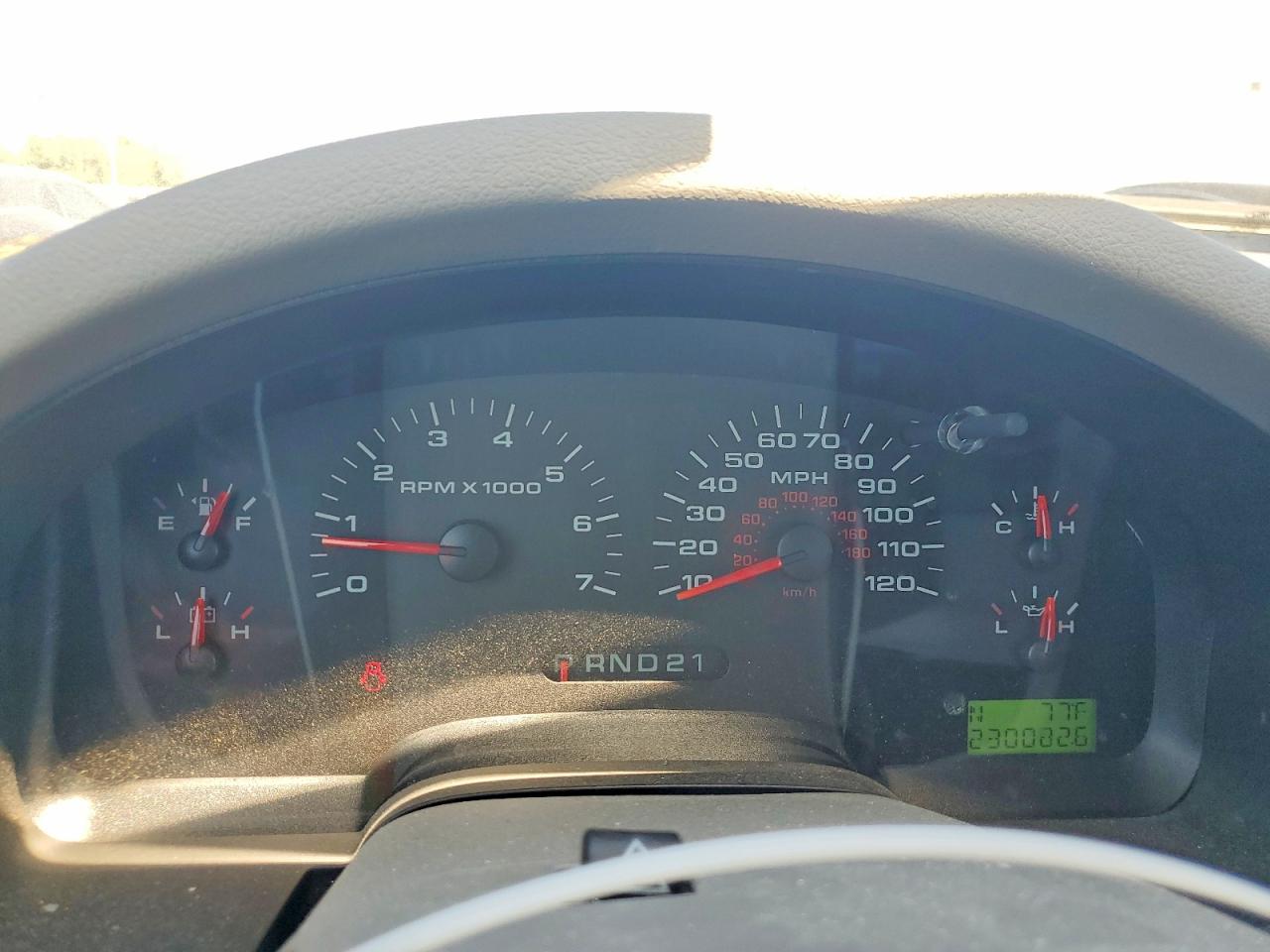 2005 Ford F-150 Lightning VIN 1FTPX02595KD45347 COPART salvage auction — Front End, AL - CERT OF TITLE-SALVAGE TITLE, sold $575 on 2026-06-25 (photo 9)