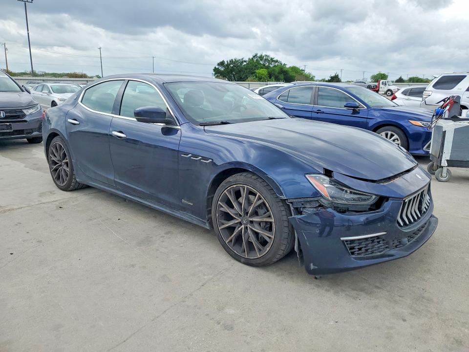 2019 Maserati Ghibli VIN ZAM57YTL7K1319118 COPART salvage auction — FRONT END, Tx - Salvage Vehicle Title, sold $10,900 on 2026-07-09 (photo 4)