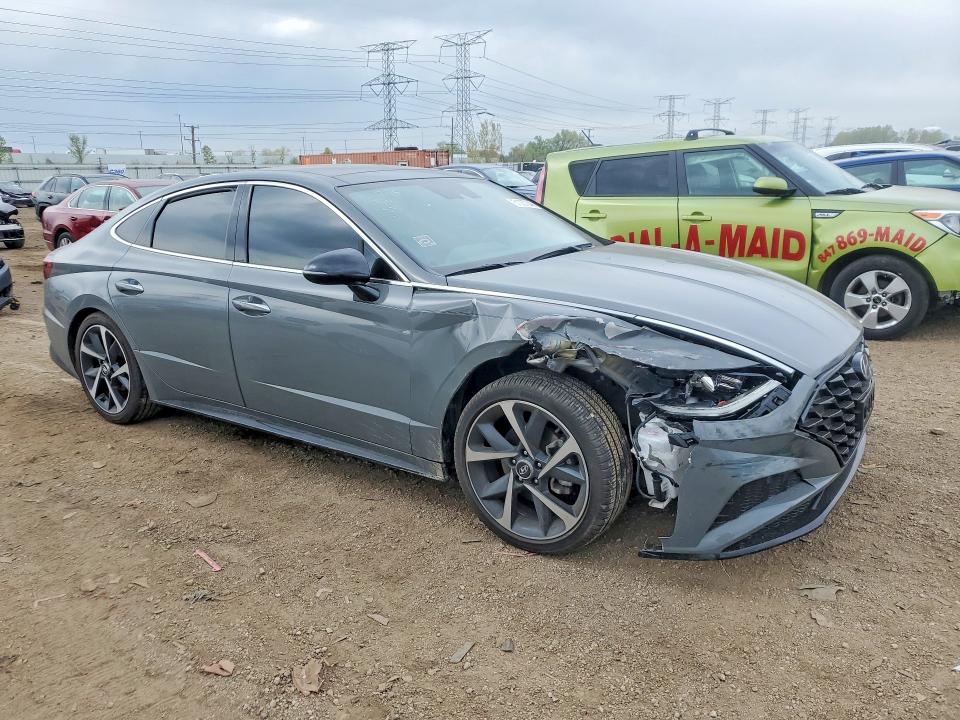 2023 Hyundai VIN KMHL44J23PA311253 COPART salvage auction — FRONT END, IL - SALVAGE CERTIFICATE, sold $1,050 on 2026-07-28 (photo 4)
