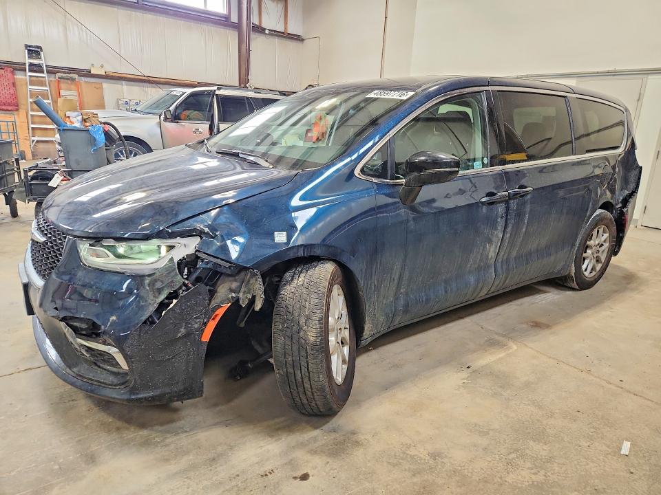 2024 Chrysler Pacifica VIN 2C4RC1BG8RR165067 COPART salvage auction — FRONT END, Ab - Bos - Salvage, sold $5,900 on 2026-07-23 (photo 1)