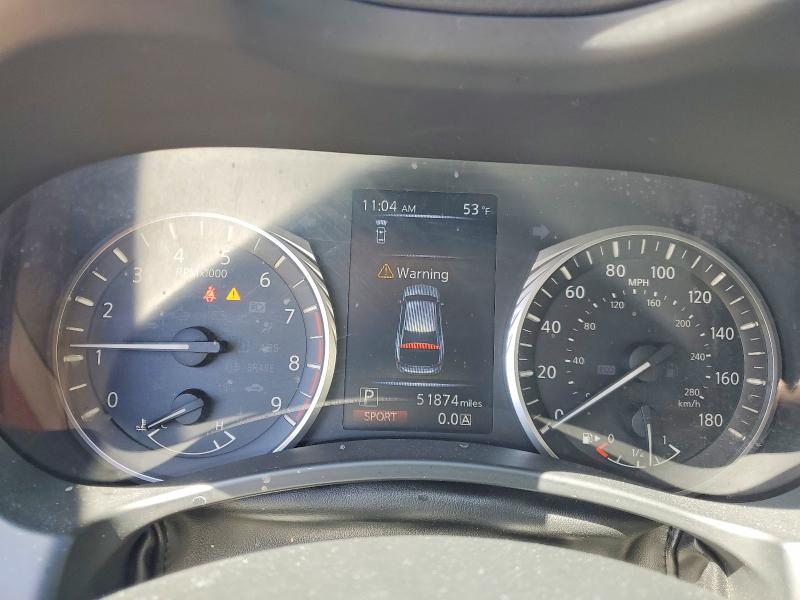 2019 Infiniti Q50 VIN JN1EV7AR2KM592349 COPART salvage auction — REAR END, Va - Cert Of Title - Salvage, sold $175 on 2026-07-21 (photo 9)