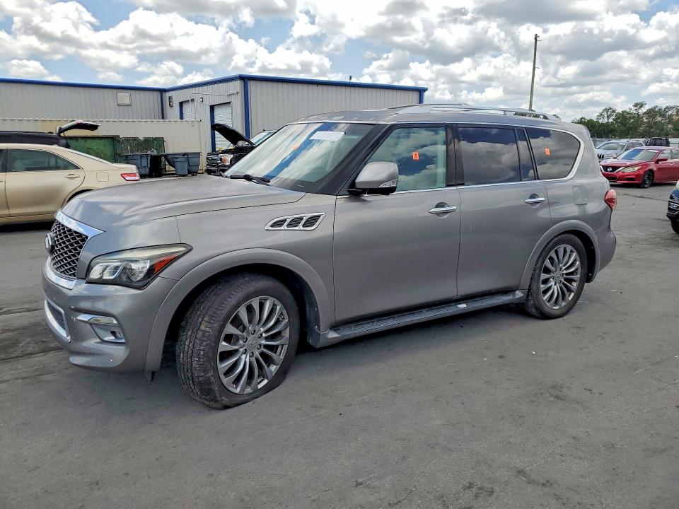 2017 Infiniti Qx80 VIN JN8AZ2NE2H9154554 COPART salvage auction — MINOR DENT/SCRATCHES, Fl - Certificate Of Title, sold $4,750 on 2026-07-21 (photo 1)