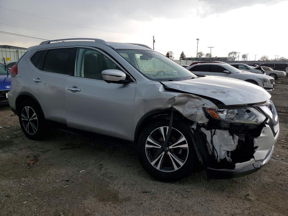 2019 Nissan Rogue VIN JN8AT2MVXKW383009 COPART salvage auction — FRONT END, In - Cert Of Title-Salvage Title, sold $1,050 on 2026-07-06 (photo 4)